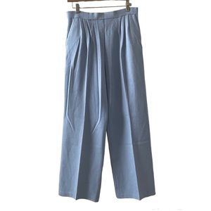 St. John Collection Light Blue Santana Knit Pull On Trousers/ Slacks/ Pants/ 8